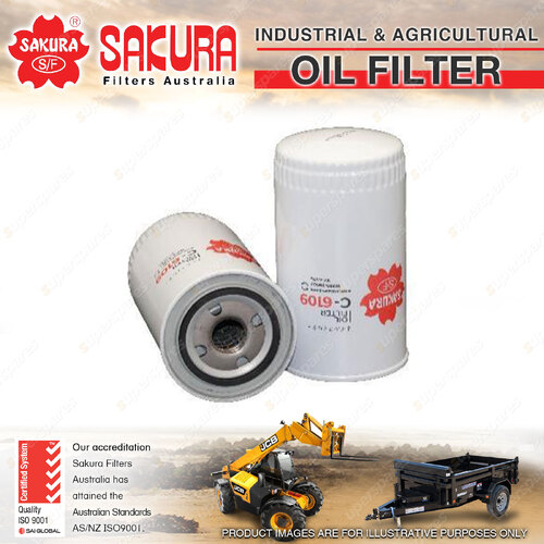 Sakura Oil Filter for Fiat M160DT 7.5 Litre I6 12V OHV 1996 - 1999