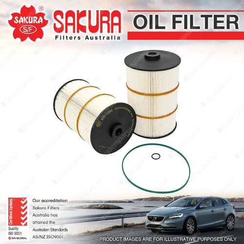 Sakura Oil Filter for Hino 700 2848 3241 FS FY SH SS Super Dolphin 12.9L 225.5mm