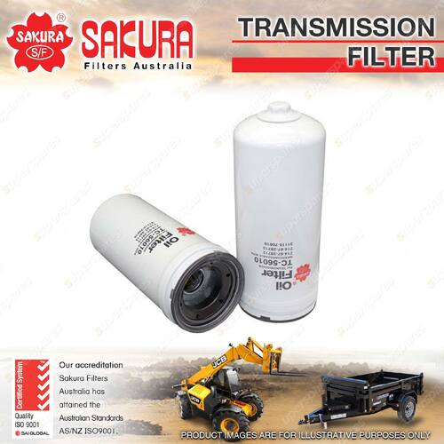 Sakura Transmission Oil Filter for Komatsu WA4707 11.0L 6D125E6 I6 12V 17-20