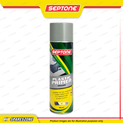 Septone Plastic Primer Filler Spray Paint Aerosol Grey 400 Gram Fast Drying