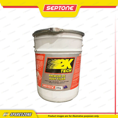 Septone 2K Tech Premium Body Filler 20Kg with Four ABH100 Hardeners