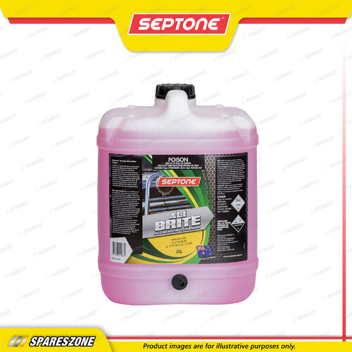 Septone Ali Brite Aluminium Cleaner 20L Concentrate Formula Clean and Polishing