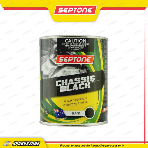 Septone Chassis Black 1 Litre Lightweight Polyester Car Body Filler