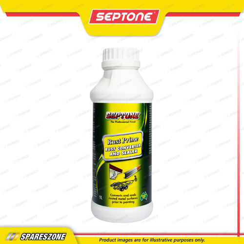 Septone Rust Prime Water Based Chemical 1 Litre Corrosion Resistant Coating