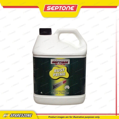 Septone Rust Prime Water Based Chemical 4 Litre Corrosion Resistant Coating