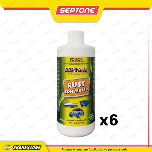 6 Septone Rust Converter 500ML Concentrated Phosphoric Acid Based Rust Converter