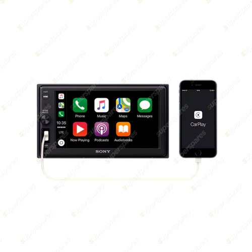 Sony Apple CarPlay Media Receiver 178mm x 100mm x 141mm - XAVAX1000