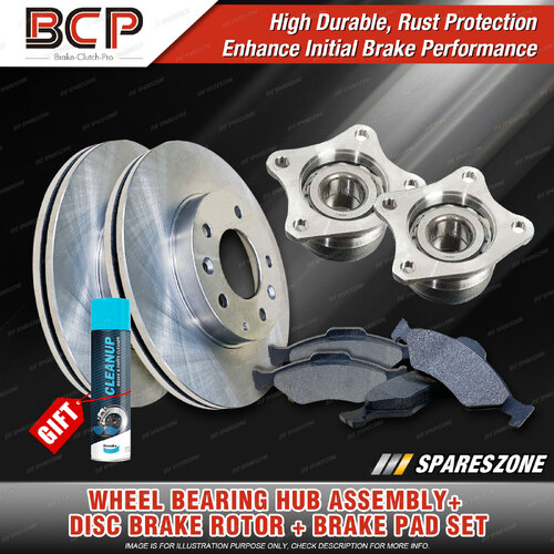 Rear Wheel Bearing Hub Ass Rotor Pad Kit for Toyota Camry SDV10 SXV10 SXV20