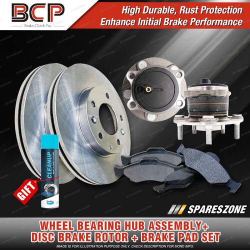 Rear Wheel Bearing Hub Assembly + Brake Kit for Mazda CX-5 KE FWD Mechanical