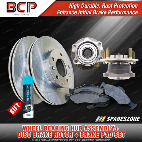 Rear Wheel Bearing Hub Assembly + Brake Kit for Mazda CX-5 KE KF AWD Mechanical