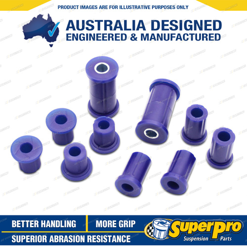 Superpro HD Rear Leaf Spring Bush Kit for Mitsubishi Triton ME MF MG MH MJ MK