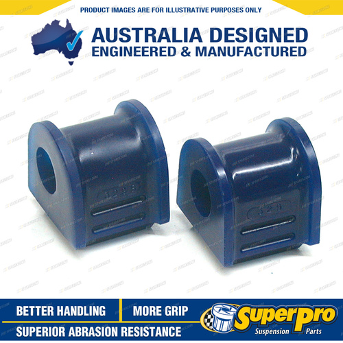 SuperPro 27mm Front Sway Bar Mount Bush Kit for Holden Apollo JK JL 0.5 Degree