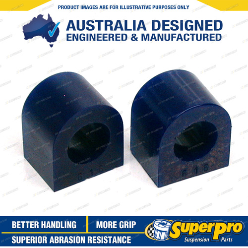 SuperPro 22mm Front Sway Bar Mount Bush Kit for Holden Astra LD 1987-1989