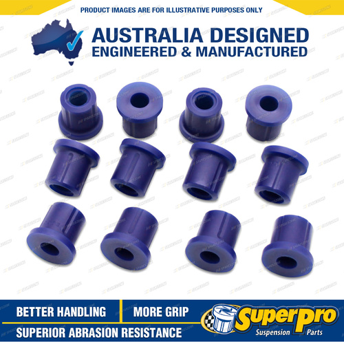 Superpro HD Rear Spring Rear Bush Kit All for Nissan Patrol Y60 GQ Cab Chassis