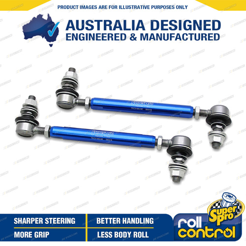 Superpro Front Sway Bar Kit HD Adj for Holden Barina Combo Nova Tigra Vectra