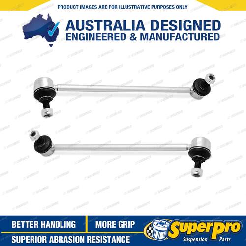 2 Pcs Front LH+RH SuperPro Sway Bar Links for Kia Rio JB 2005-2011 Standard