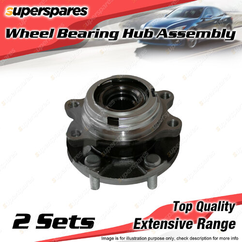 2x Front Wheel Bearing Hub Assembly for Nissan Maxima Teana J31 Murano Z50