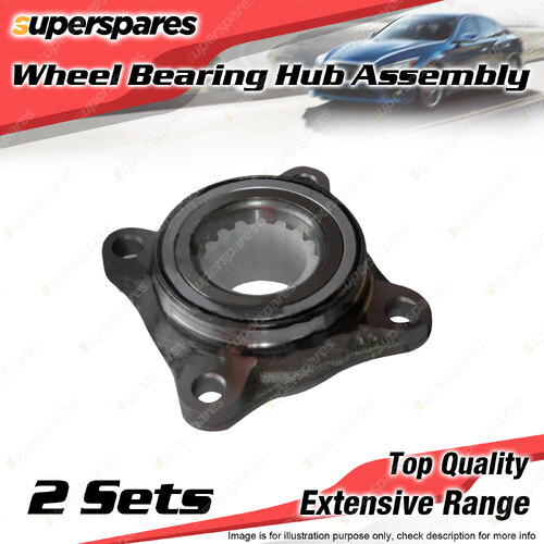 2x Front Wheel Bearing Hub Assembly for Toyota Landcruiser Prado 120 Series