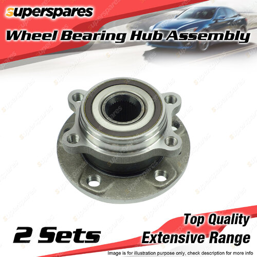 2x Front Wheel Bearing Hub Ass for Audi A3 8P 8L Q3 8U TT TTS 8J 4 Bolt Flange