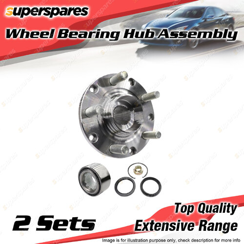 2x Front Wheel Bearing Hub Ass for Subaru Forester SF SG Impreza GC GD GF GG