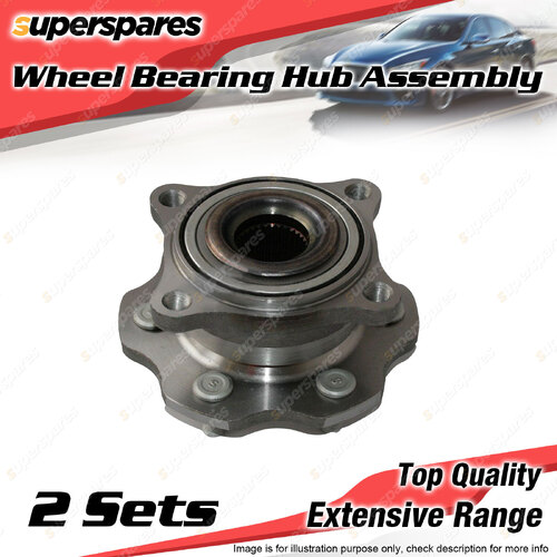 2x Rear Wheel Bearing Hub Assembly for Nissan Pathfinder R51 2.5L 3.0L 4.0L