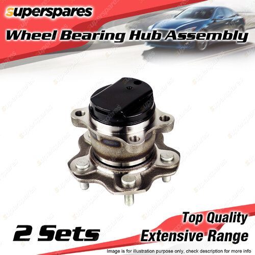 2x Rear Wheel Bearing Hub Assembly for Nissan Dualis Qashqai J10 X-Trail T31 T32