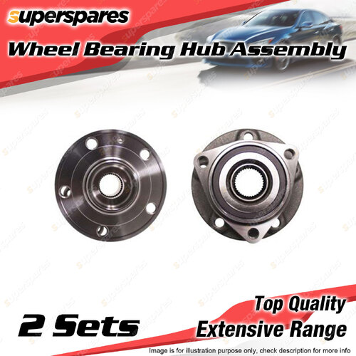 2x Front Wheel Bearing Hub Ass for Audi S3 8V A3 1.5 2.0L CJXB CMBA CXSB 13-16