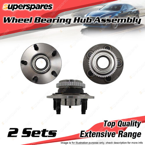 2x Front Wheel Bearing Hub Ass for Ford Falcon AU II III BA BF 4.0 5.0 5.4 5.6L