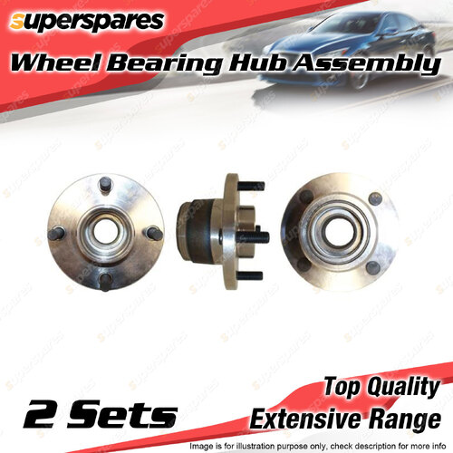 2x Rear Wheel Bearing Hub Assembly for Ford Focus LR 1.8 2.0L EDD EYDE I4 98-05