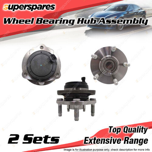 2x Front Wheel Bearing Hub Ass for Holden Commodore VE 3.6L 6.0L V6 V8 06-13