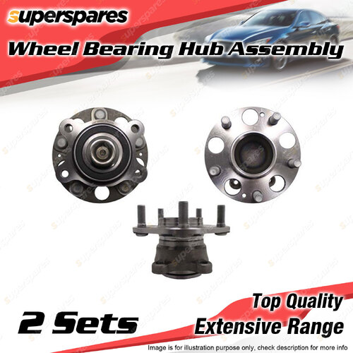 2x Rear Wheel Bearing Hub Ass for Honda Civic FD 1.3L 1.8L R18A1 Hybrid 06-12