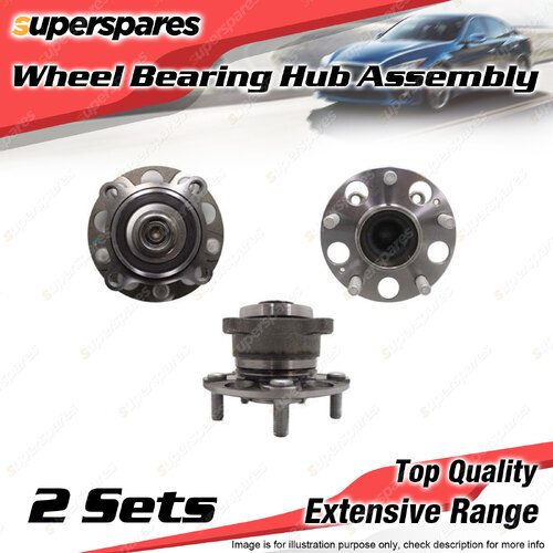 2x Rear Wheel Bearing Hub Assembly for Honda Accord CP2 CP3 2.4 3.5L K24Z2 J35Z2