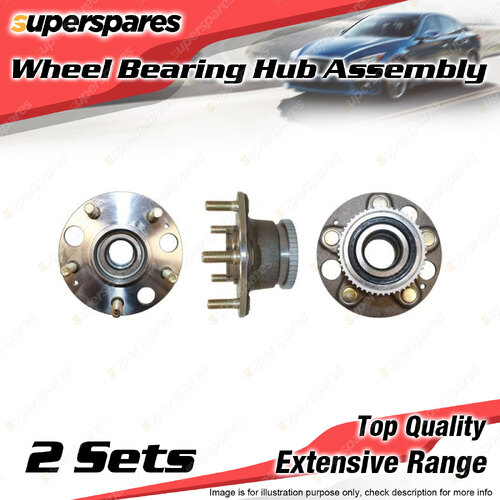 2x Rear Wheel Bearing Hub Ass for Honda Odyssey RA8 3.0L J30A3 V6 SOHC 1999-2001