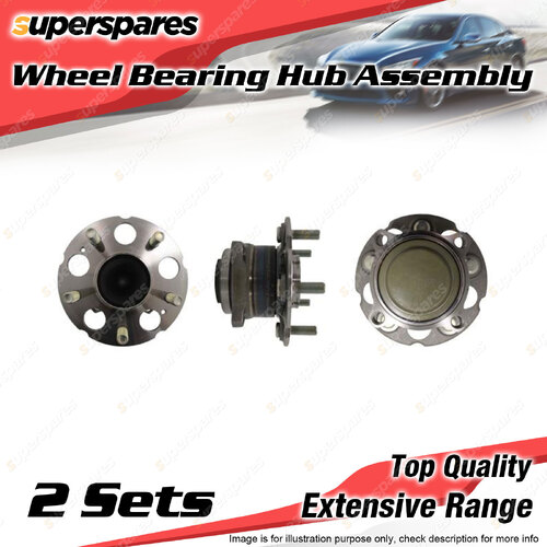 2x Rear Wheel Bearing Hub Ass for Honda CRV RM 2.0 2.4L R20A5 K24Z9 I4 11-17