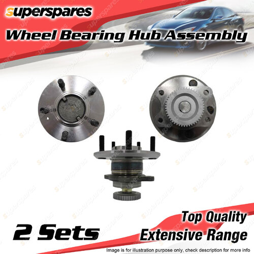 2x Rear Wheel Bearing Hub Ass for Hyundai Grandeur XG 3.0 3.5L G6CT G6CU 99-04