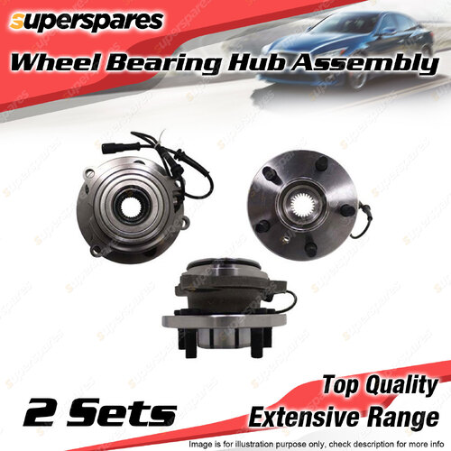 2x Rear Wheel Bearing Hub Ass for Land Rover Discovery 2 2.5 4.0L TD5 55D 98-02