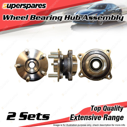 2x Front Wheel Bearing Hub Assembly for Lexus CT200H ZWA10R 1.8L 2ZRFE I4 11-21