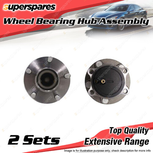 2x Rear Wheel Bearing Hub Assembly for Mazda 3 BN SP25 CX-5 KE 2.0 2.5L I4 12-19