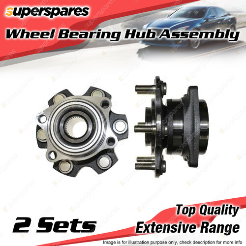 2 Rear Wheel Bearing Hub Ass for Mitsubishi Pajero NS NT NW NX 3.2 3.8 4M41 6G75