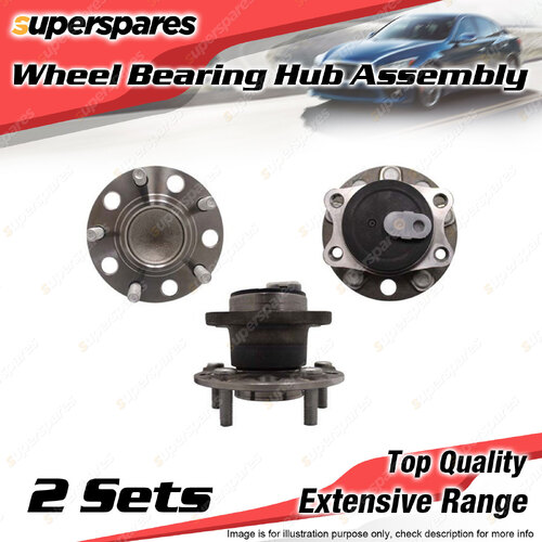 2x Rear Wheel Bearing Hub Ass for Mitsubishi Lancer CJ CF 2.0 2.4L 4B11 4B12