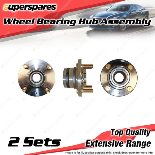 2x Rear Wheel Bearing Hub Ass for Mitsubishi Lancer CC CE CG CH 1.5L 1.8L 2.0L