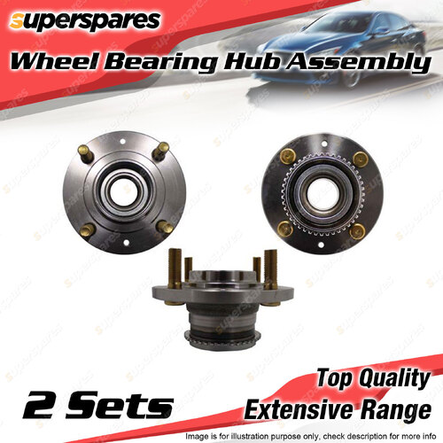 2x Rear Wheel Bearing Hub Ass for Mitsubishi Lancer CH 2.0 2.4L 4G94 SOHC 03-07