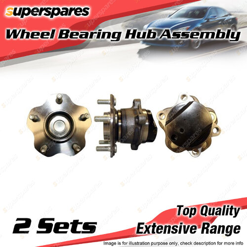 2x Rear Wheel Bearing Hub Ass for Nissan Dualis J10 X-Trail T31 T32 1.6 2.0 2.5L