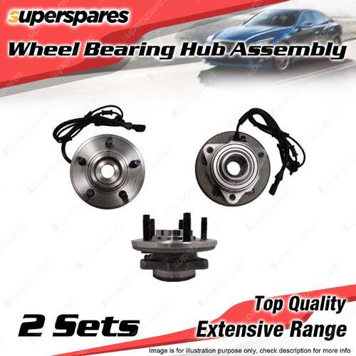 2x Front Wheel Bearing Hub Assembly for Ssangyong Rexton RX270 RX290 RX320 Y200