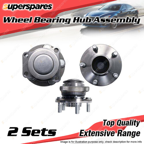 2x Front Wheel Bearing Hub Assembly for Subaru BRZ ZC6 2.0L FA20D F4 2012-2021