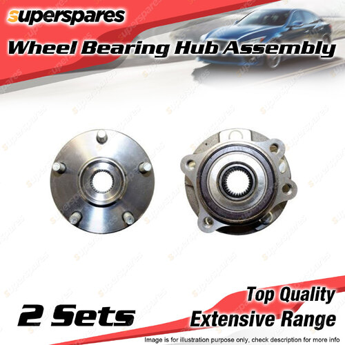 2x Front Wheel Bearing Hub Ass for Toyota Rav 4 ACA 33R 38R ASA44R GSA33R 05-19