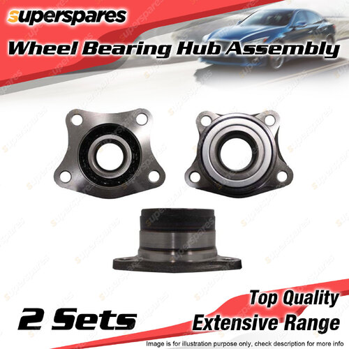 2x Rear Wheel Bearing Hub Assembly for Toyota Celica ST204 2.2L 5SFE I4 W/O ABS