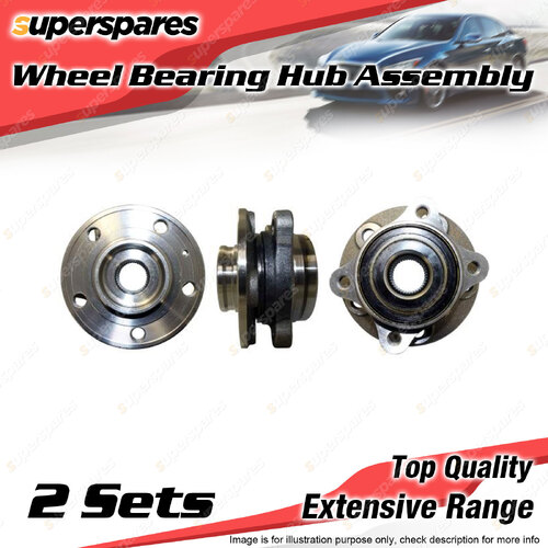 2x Front Wheel Bearing Hub Ass for Volvo XC90 2.4 2.5 2.9 3.2 4.4L 40T Spline