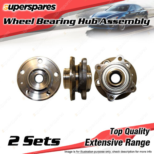 2x Front Wheel Bearing Hub Ass for Volvo S60 S80 V70 XC70 Cross Country 98-09