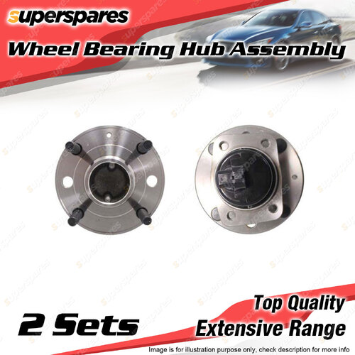 2x Rear Wheel Bearing Hub Ass for Chevrolet Optra NA196 1.6L 08/2003-10/2013